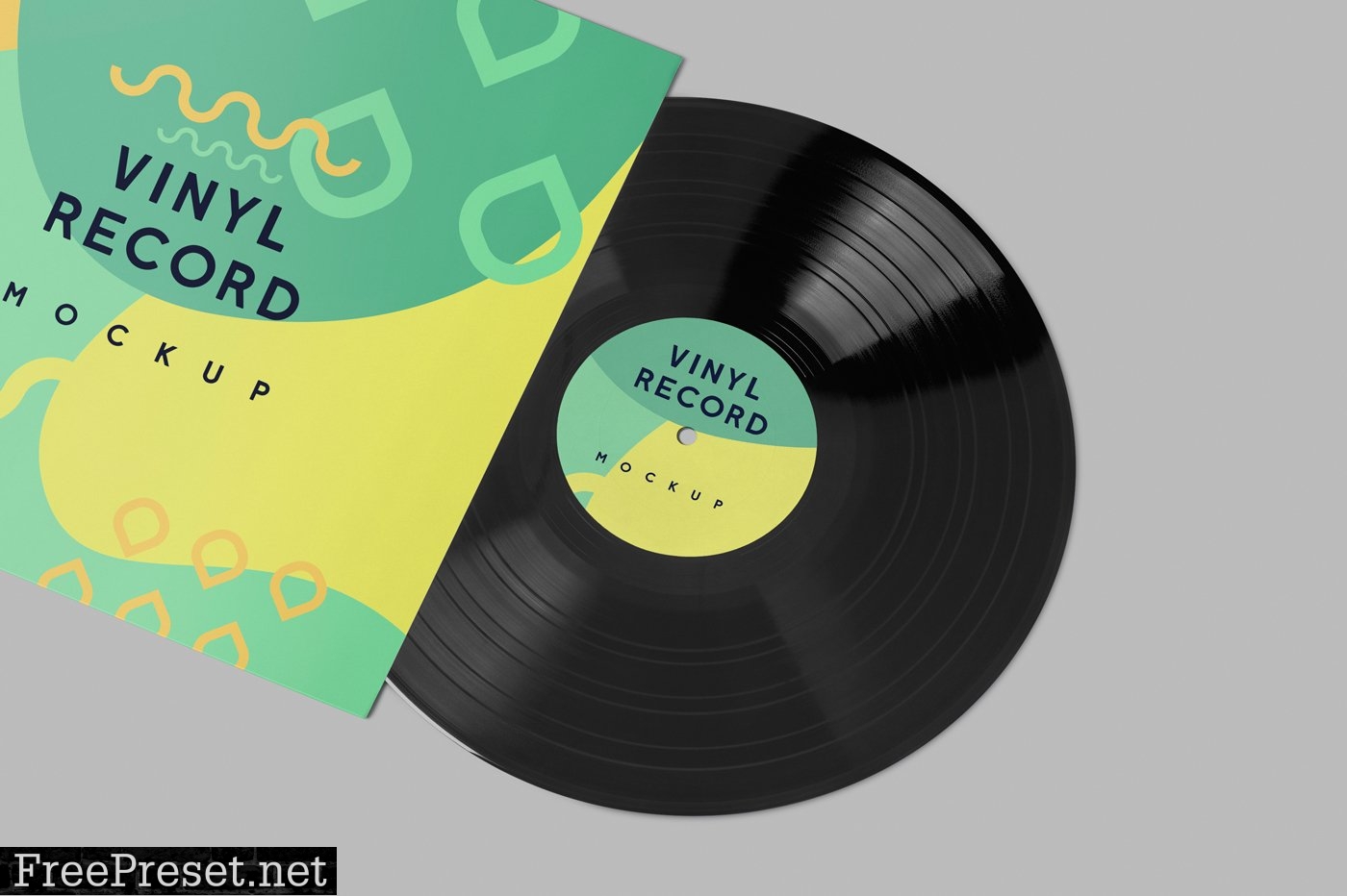 Vinyl Record Cover Mockups 6907779