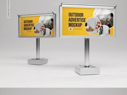 04 PSD Advertisement Banner Mockup