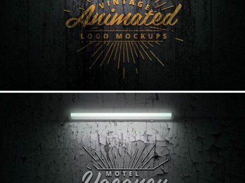 10 Animated Logo Mock-ups