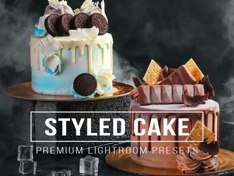 10 STYLED CAKE Lightroom mobile and Desktop Preset