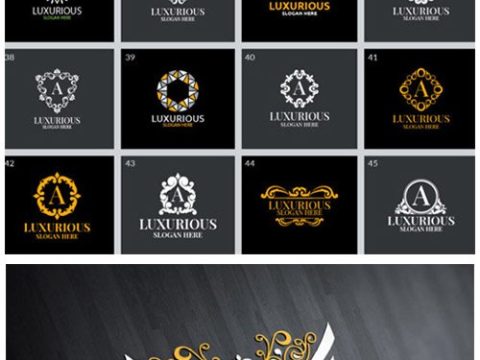 100 Luxurious Logo Bundle 7212231