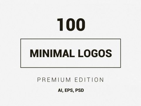 100 Minimal Logos - Premium Kit