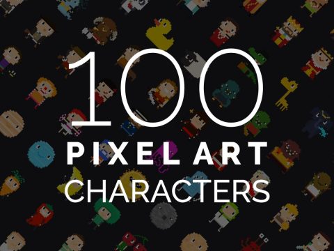 100 Pixel Art Characters - 2