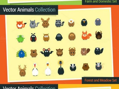 100 Vector Animals BUNDLE