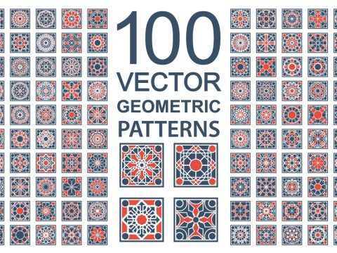 100 Vector Ornamental Patterns