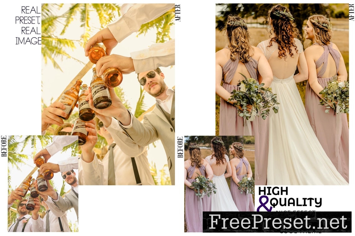 12 Mobile Lightroom Presets, Beach Wedding Mobile Preset