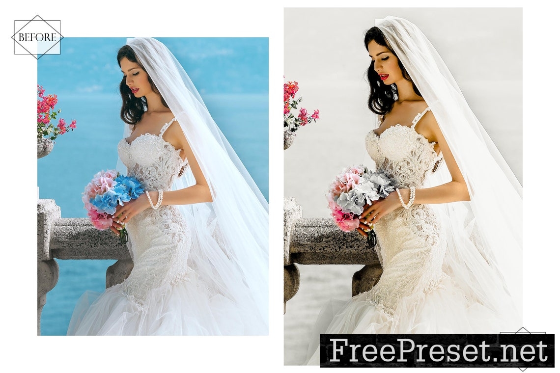 12 Mobile Lightroom Presets, Beach Wedding Mobile Preset