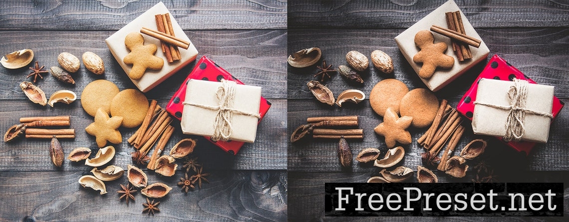 12 x Lightroom Presets | Mulled Wine Theme | Christmas Lightroom Presets