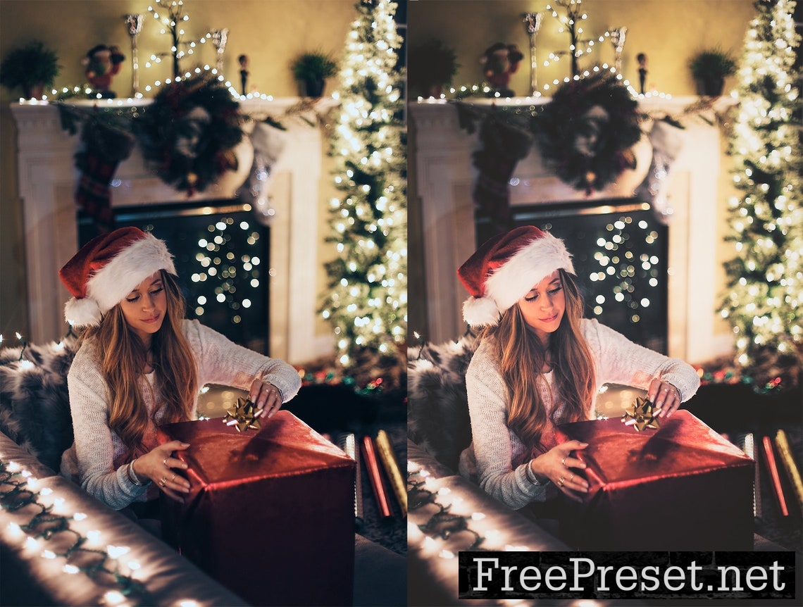 12 x Lightroom Presets | Mulled Wine Theme | Christmas Lightroom Presets