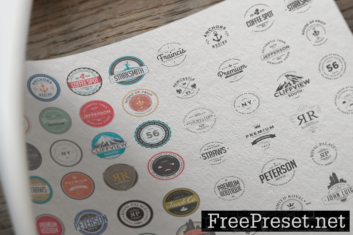 154 Vintage Logos Bundle Vol.3