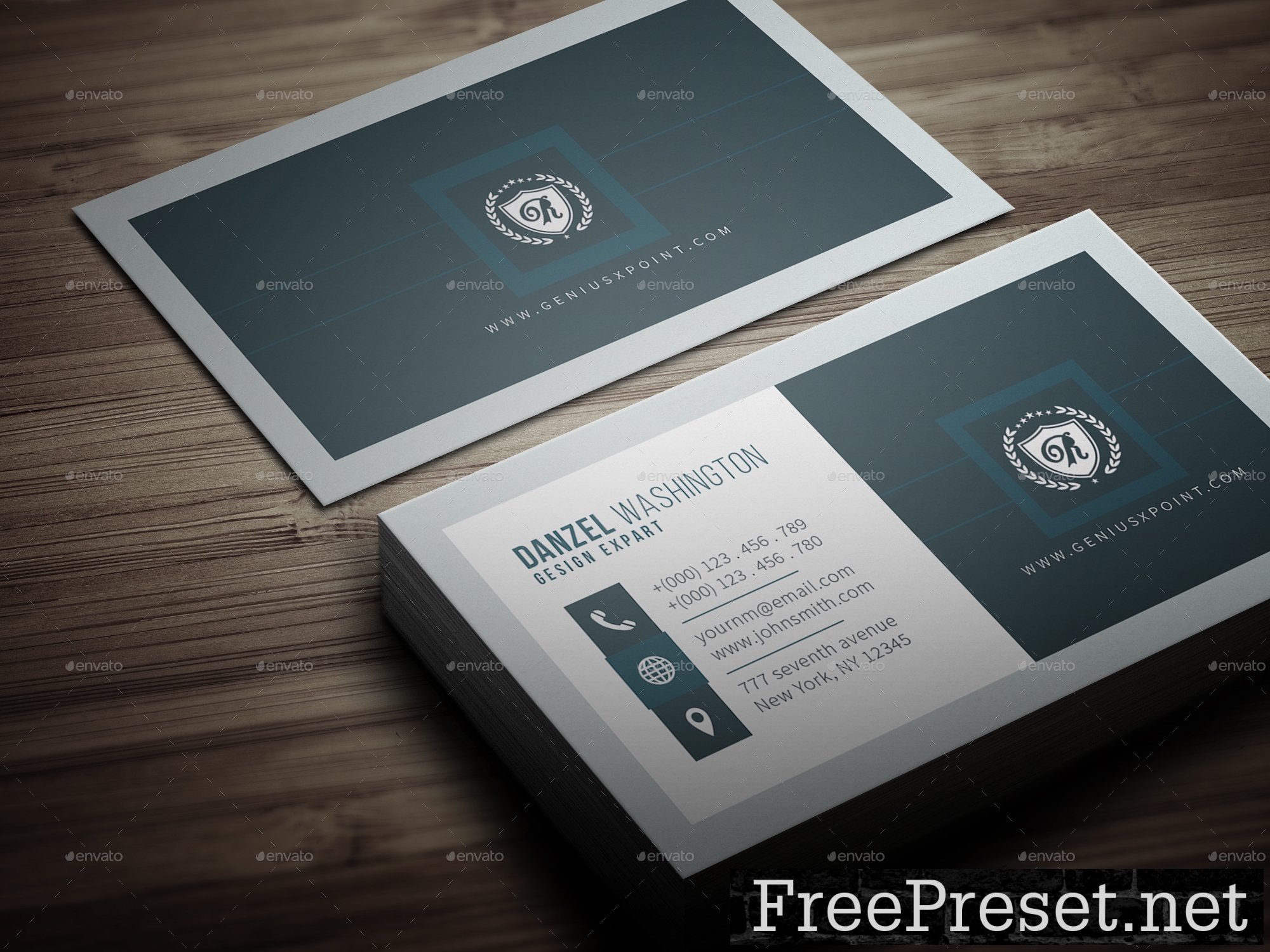 2 in1 Corporate Business Card Bundle 27555726