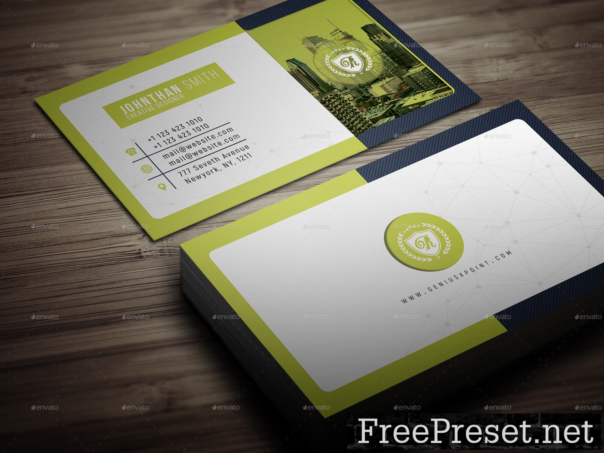 2 in1 Corporate Business Card Bundle 27555726