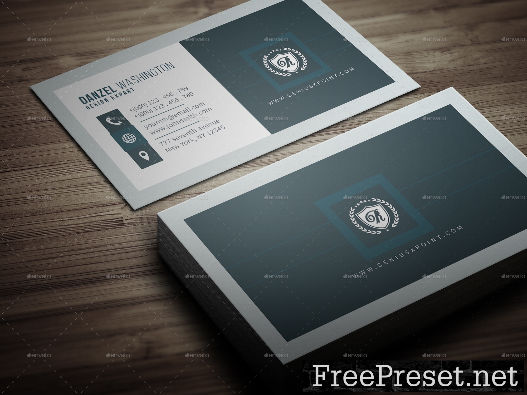 2 in1 Corporate Business Card Bundle 27555726