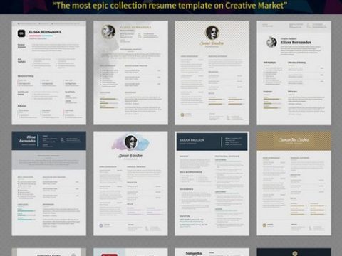 27 Best Selling Resume Mega Bundle