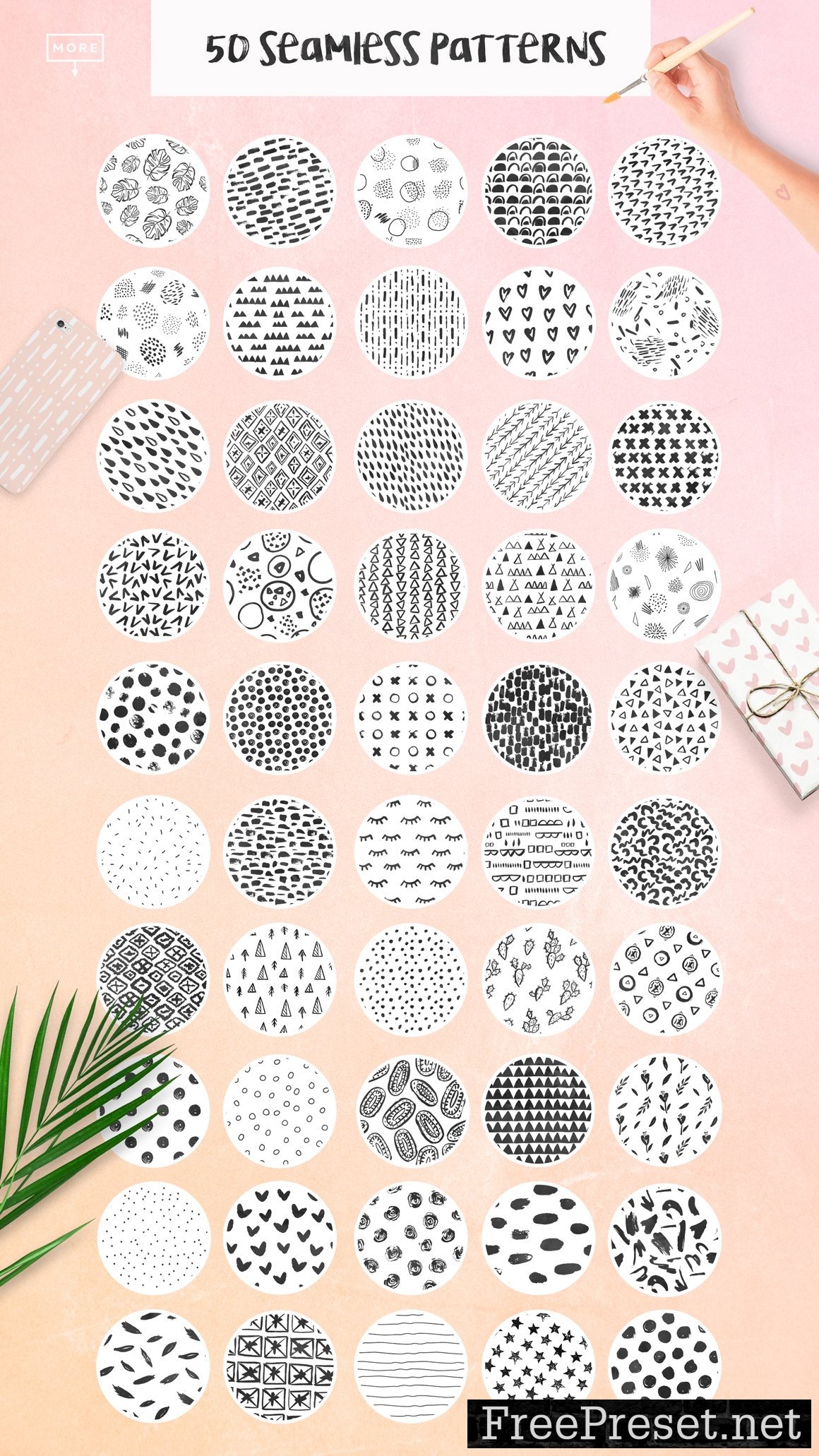 50 Atmosphere Seamless Patterns