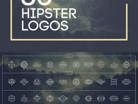 50 Hipster Logos (Vol. 1-5)