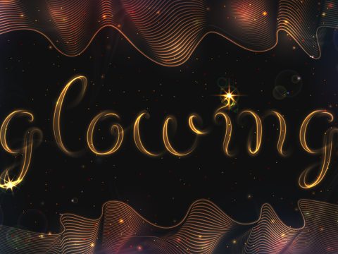 8 GLOWING METAL FONTS / 8 BRUSHES