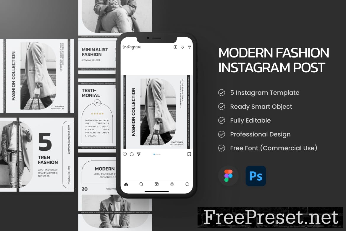 Modern Fashion Instagram Post PKMUSB8