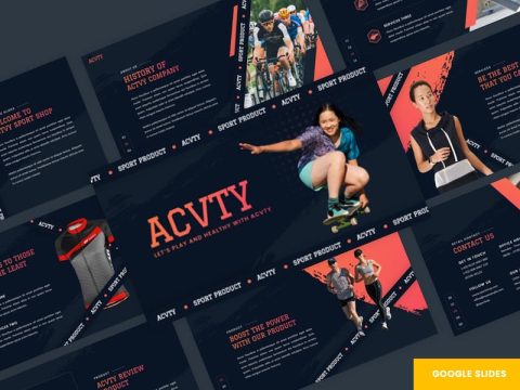 Acvty - Sport Shop Google Slides Template 8CHEXPJ