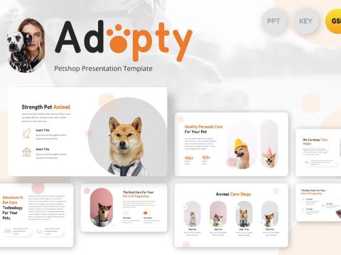 Adopty - Petshop Google Slides Template 4KU9U46