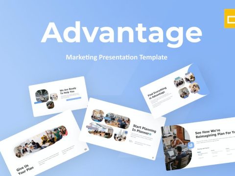 Advantage Marketing Google Slides Template H8TE4CR