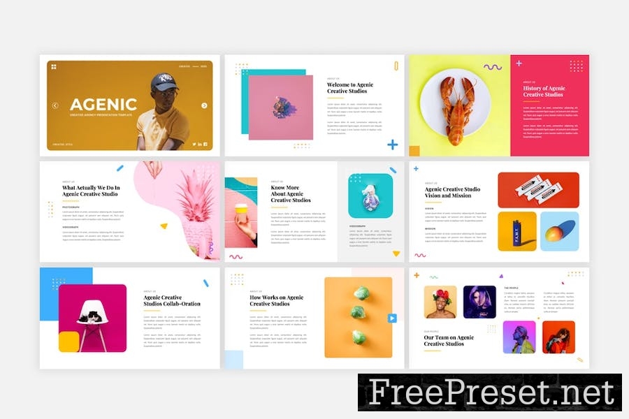 Agenic - Creative Agency Google Slides Template KP6EWX6