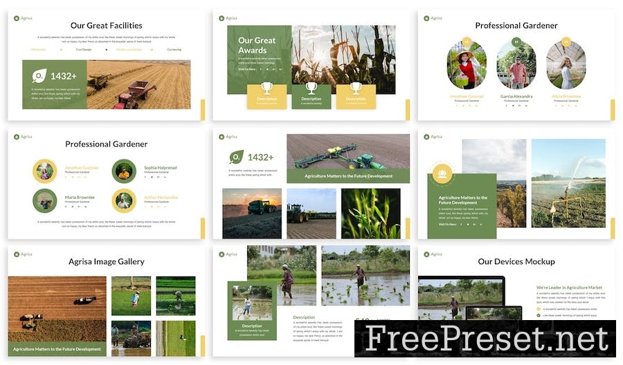 Agrisa - Agriculture Google Slide Template 8MVLPWV