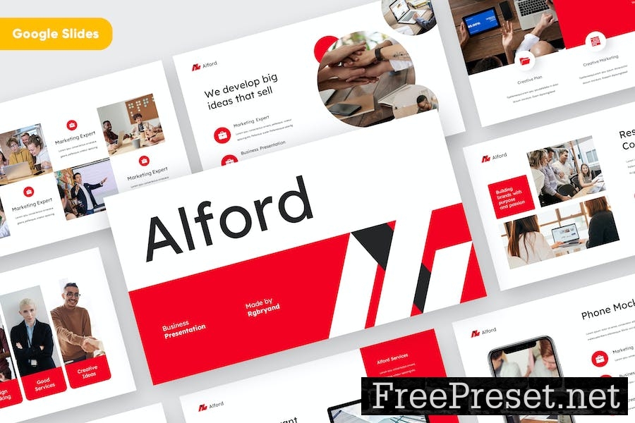 ALFORD - Business Startup Google Slides PX6FPSM