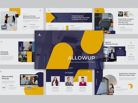 Allowup Company - Business Google Slides Template ZY4NY5Z