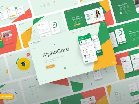 AlphaCore - Business Innovation Google Slides