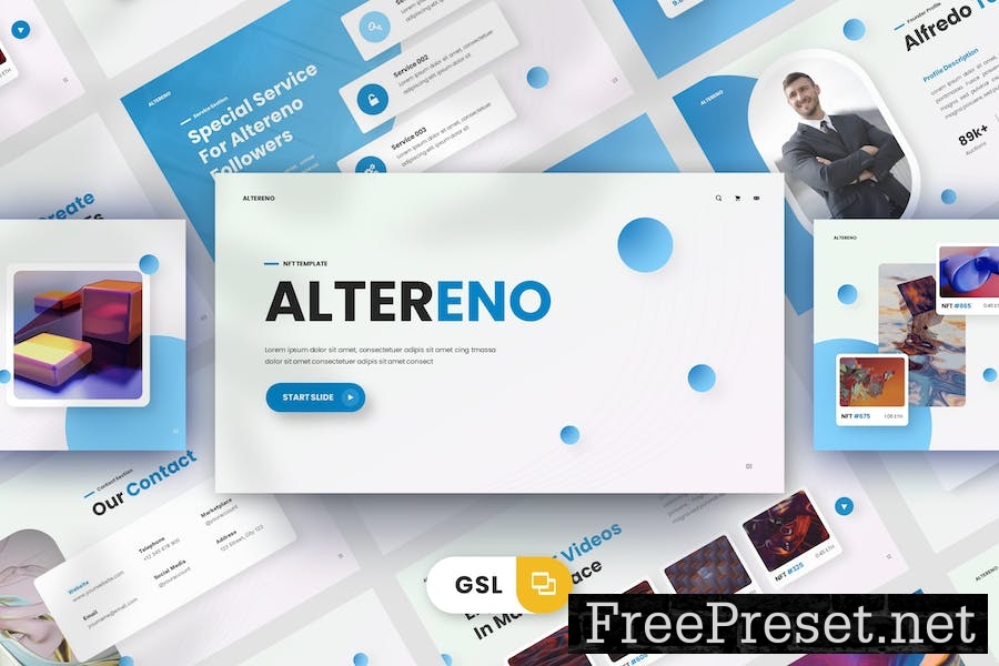 Altereno - Google Slides Template 7NW8LF3