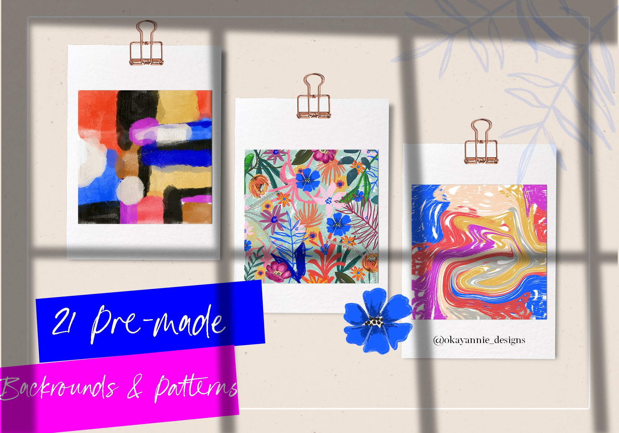 Amalfi: Abstract Floral & Shapes 6114865