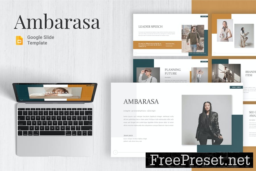 Ambarasa - Google Slide Template MWPMX3R