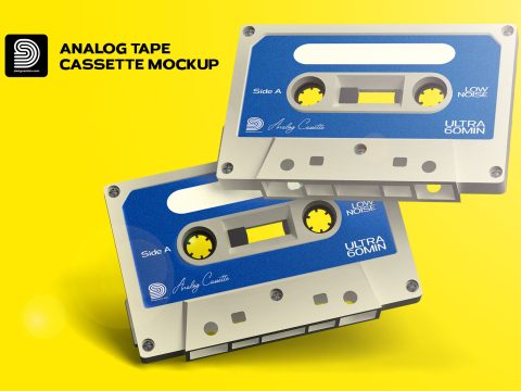 Analog Tape Cassette Mockup 7518967