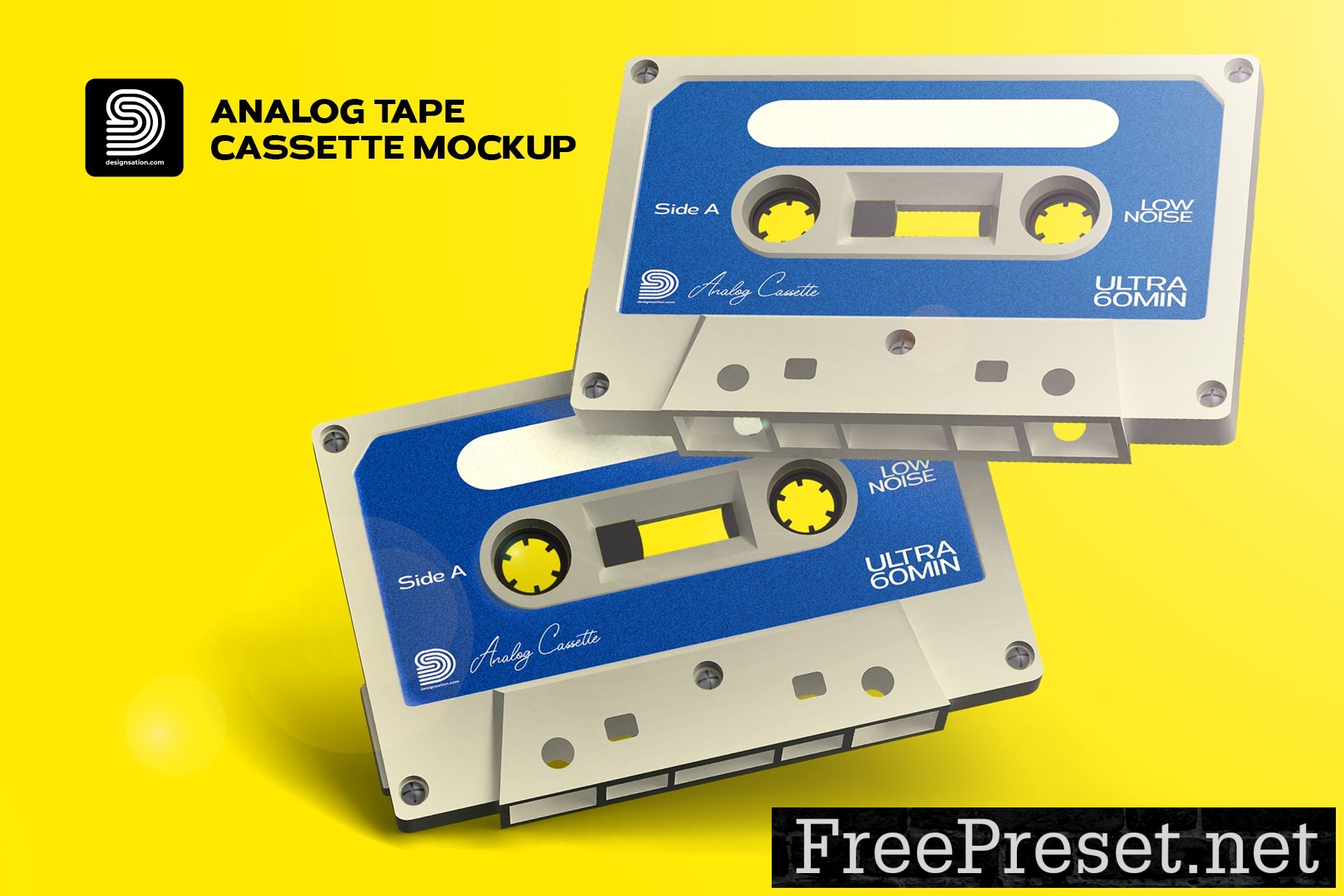 Analog Tape Cassette Mockup 7518967