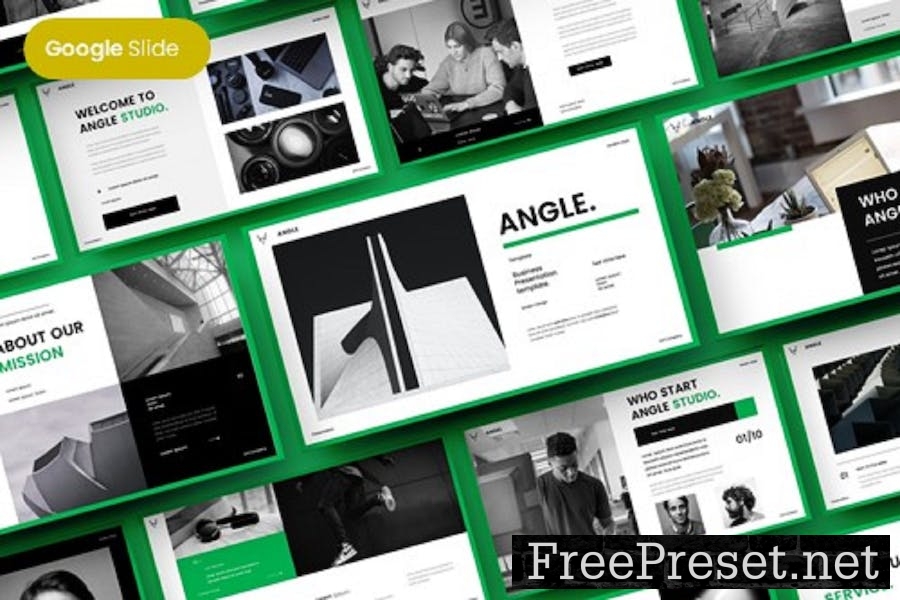 Angel - Business Google Slide Template XQXZYU5