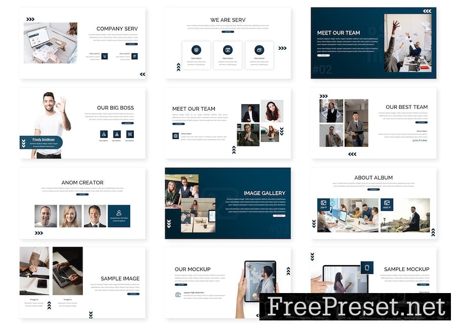 Anom - Business Google Slides Template Z45R92N