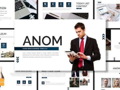 Anom - Business Google Slides Template Z45R92N