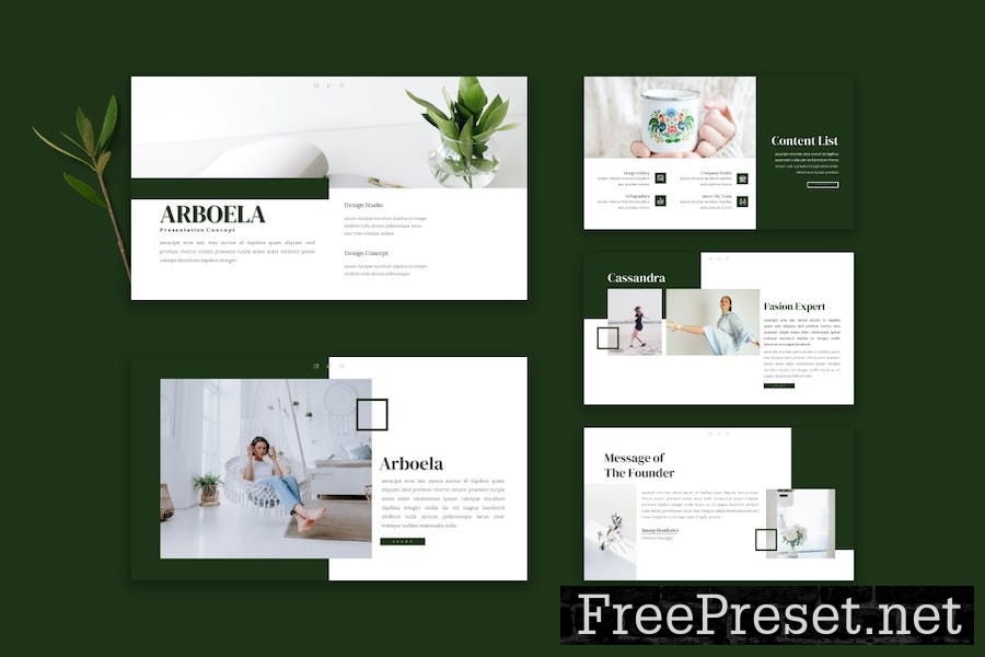 Arboela - Google Slide Template PPES8V7