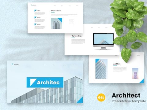 Architec - Architecture Google Slides Template 6LVKHSX