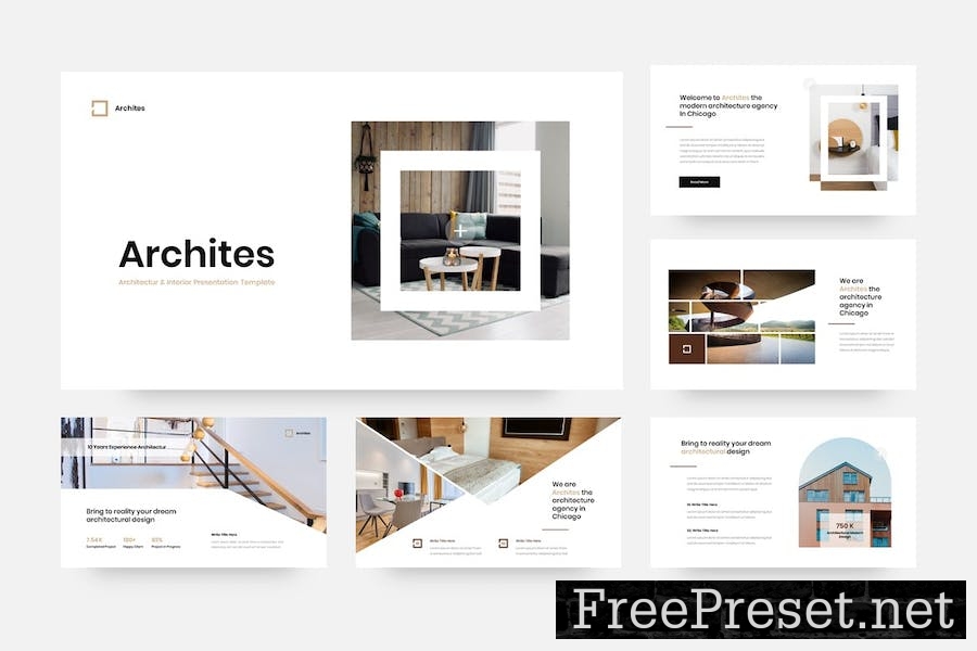 Archites – Architecture Agency Google Slides PVK355N