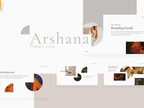 Arshana - Brand Guideline Google Slides Template HS9P58J