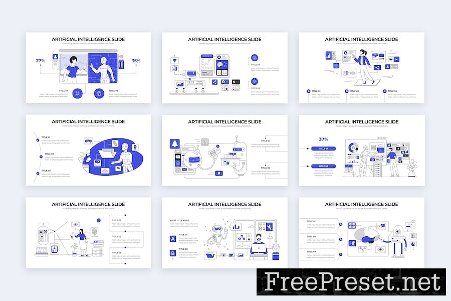 Artificial Intelligence PowerPoint Infographics 6TLBRX8