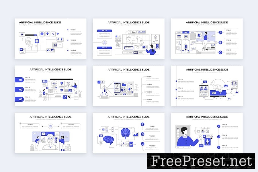 Artificial Intelligence PowerPoint Infographics 6TLBRX8