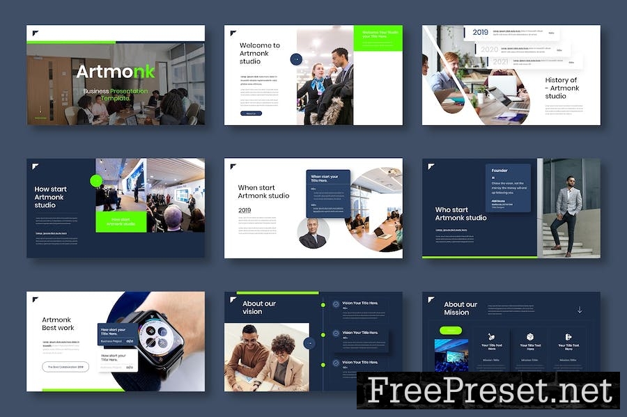 Artmank – Business Keynote Template F7BH6N6