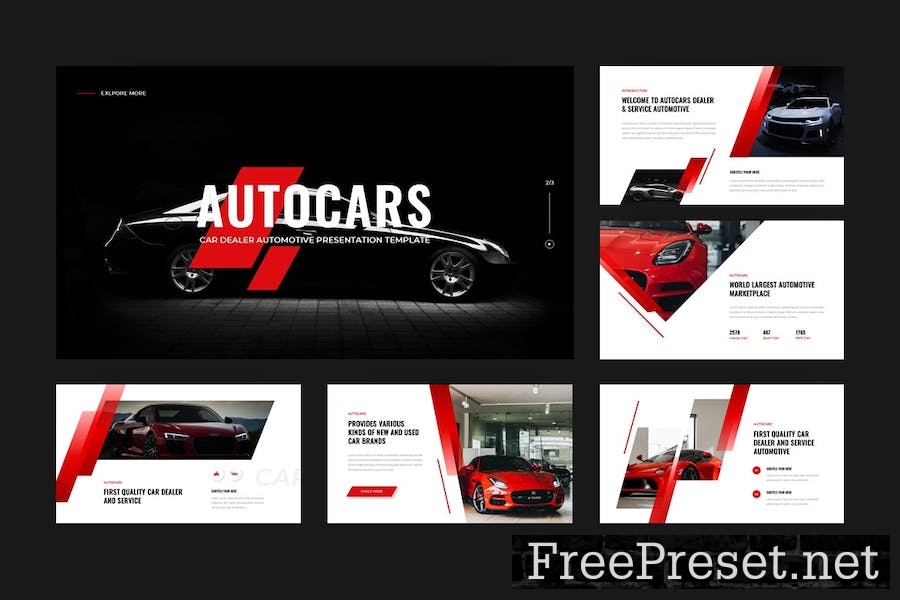 Autocars - Car Dealer Automotive Google Slides L7GQR99