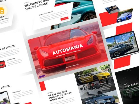 Automania - Automotive Google Slides Template P2MLXG7