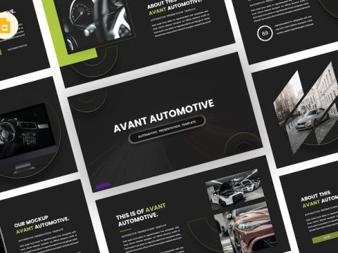 Avant - Automotive Google Slides Template 9LYWHTJ