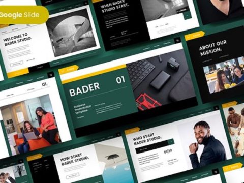 Bader - Business Google Slide Template FC2U6M2