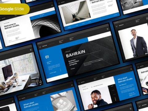 Bahrain - Business Google Slide Template 7VZDGRY